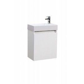 Тумба Belux Темпо НП 50 Белый глянцевый подвесная под умывальник Темпо 500