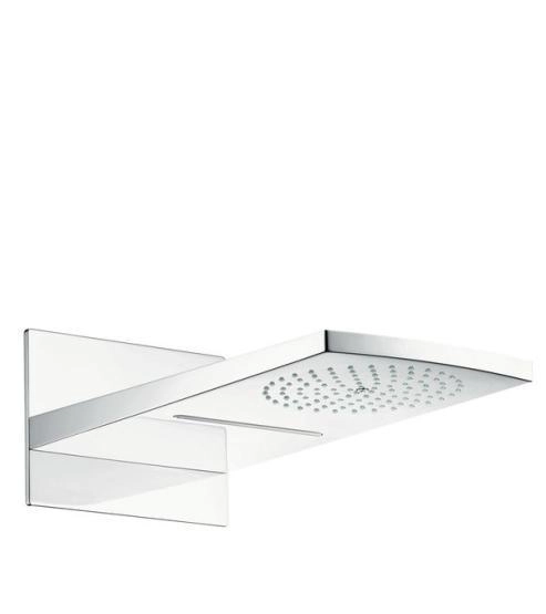 Верхний душ Hansgrohe Raindance Rainfall 28433400, 2 типа струи для (01800180) 21х45 см, хром/белый
