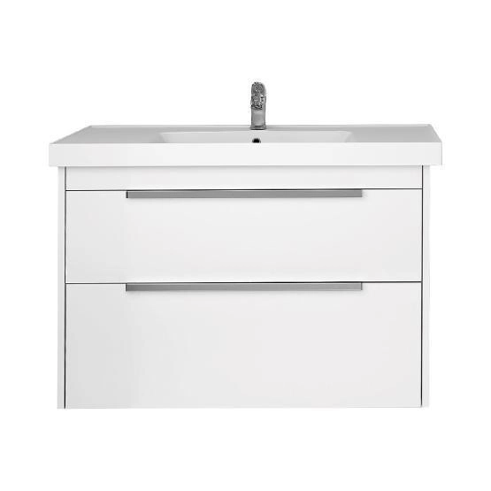 Тумба под раковину Dreja PRIME 70 см, подвесная/напольная,  белый глянец 99.9301