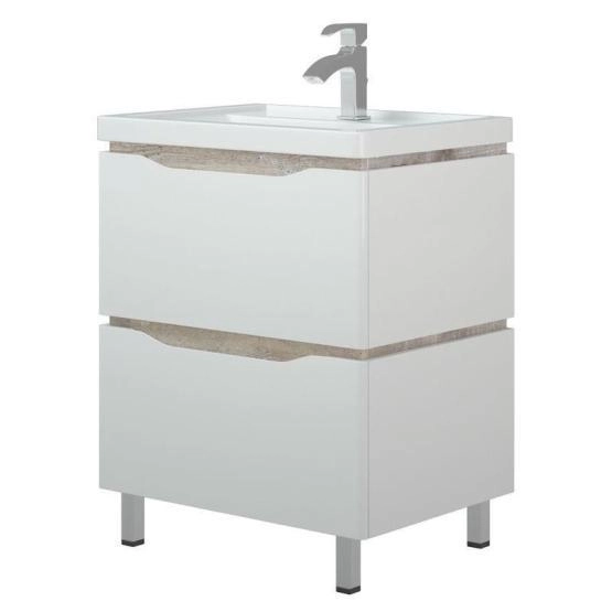 Тумба Corozo Бостон 60 Z2, антик, Сомо 60(раковина отдельно)