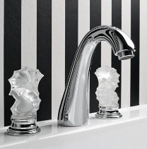 Oasis Seahorse смеситель для раковины, на 3 отверстия, без донного клапана, цвет хром