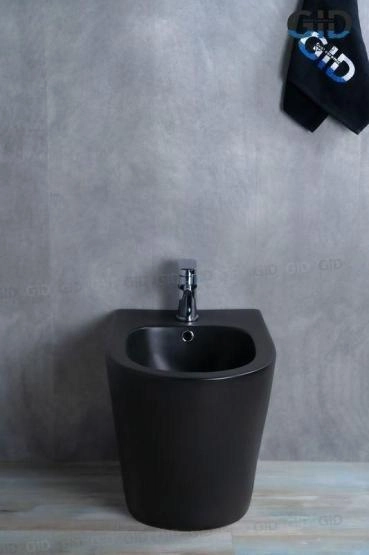 Биде Gid BDN-30BM 53 см напольное черный матовый