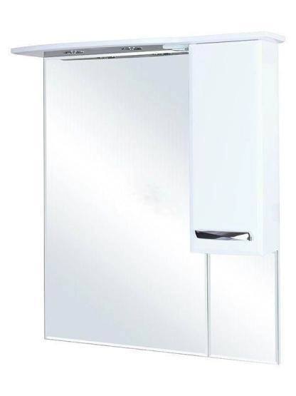 Зеркало-шкаф Bellezza Балтика 90 R с подсветкой белый