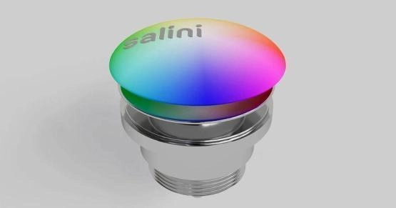 Донный клапан Salini для раковины фиксированный D 601 покраска по RAL S-Sense глянцевый 16631WM