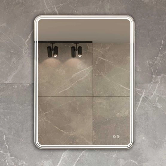 Зеркало Vincea LED VLM-3MA600-2 600х800 c сенсорным выключателем и диммером, антизапотевание