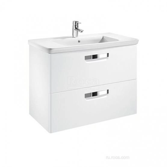 Тумба под раковину Roca The Gap 70 белый глянец ZRU9302878