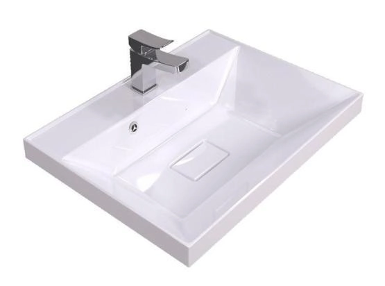 Раковина для ванной Uperwood Classic New 50 см, с декоративной крышкой для слива