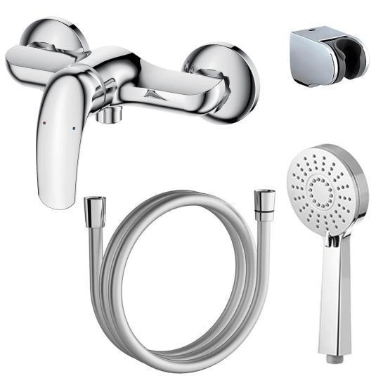 Смеситель для душа AZARIO TAVIRA с ручным душем, хром (AZ-WKE33361C)