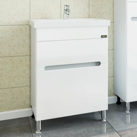 Тумба под раковину СаНта Лондон 60 224005л, напольная (2 ящ.)