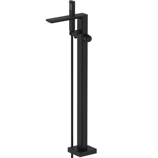 Смеситель для ванны Azario PIANO, отдельностоящий, черный (AZ-208260AB5PA-0308A)