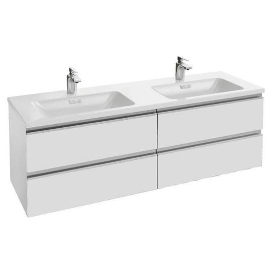 Тумба под раковину Jacob Delafon VOX EB2020-RA-G1C 140 см цвет белый блестящий лак