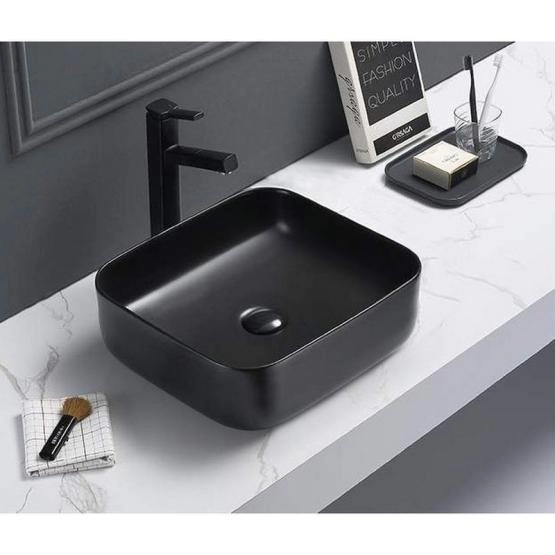 Раковина Ceramalux NC 2106MB Black matt 39 см на столешницу