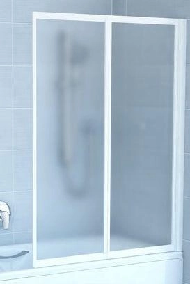 Шторка на ванну Ravak VS2 105 белая + Грапе