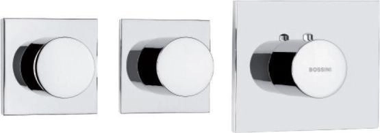 Термостат для ванны с душем Bossini OKI 2 Outlets LP Z031203.030, хром