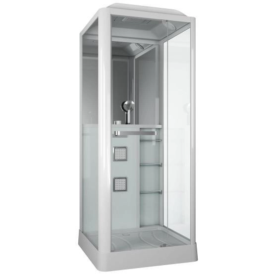 Душевая кабина GROSSMAN GR121 (90x90x225) гидромассажная с радио