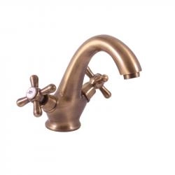 Смеситель Rav Slezak MORAVA RETRO MK128.5SM для раковины, цвет Бронза