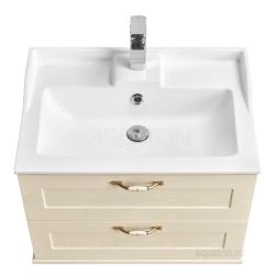 Тумба под раковину Акватон Леон 65 1A187001LBPR0 дуб бежевый подвесная