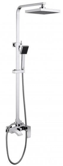 Душевая система ABBER Wasserfall AF8616 с изливом, хром