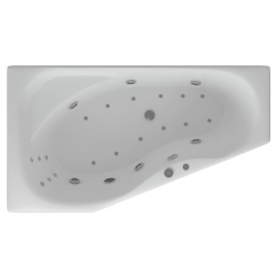 Ванна АКВАТЕК Медея 170x95 НМ (пневматика) левая