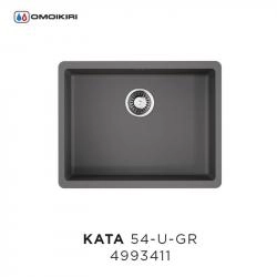 Кухонная мойка Omoikiri Kata 54-U-GR 4993411, 540х420, Leningrad Grey