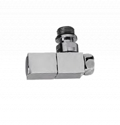 Вентиль угловой Terminus с краном с 1/2 на 3/4 дюйма квадратный