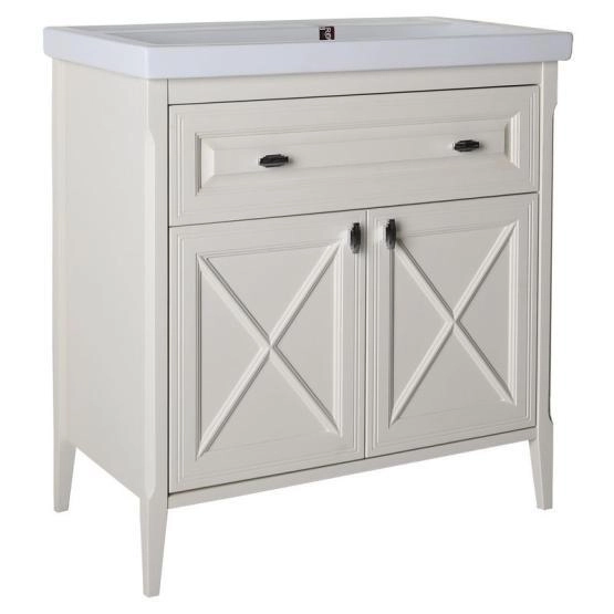 Тумба под раковину Asb Woodline Монте 80 Бежевый