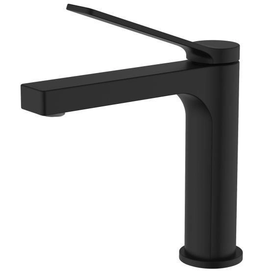 Смеситель для раковины Azario VISE без донного клапана, черный (AZ-VQQ168330PA)