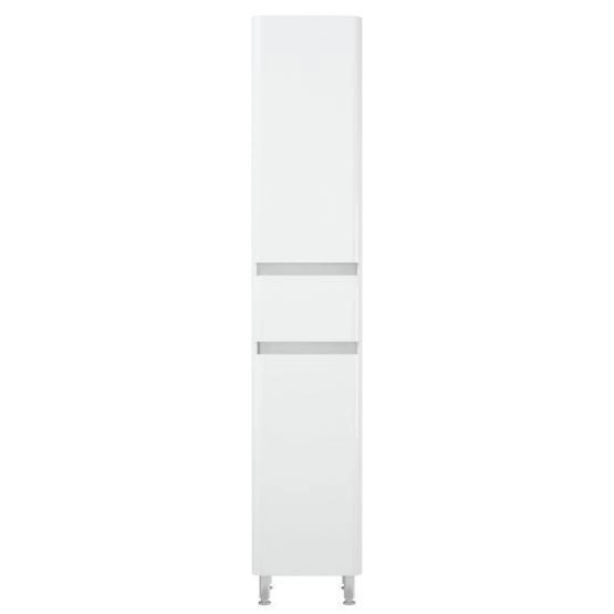 Шкаф-пенал напольный Corozo Алабама 35 Z1, корзина, белый