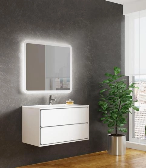 Тумба SANVIT Бруно-2 100 подвесная Белый без раковины