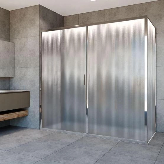 Душевой уголок Vincea Garda VSR-1G21017CH, 1700*1000, хром, стекло шиншилла