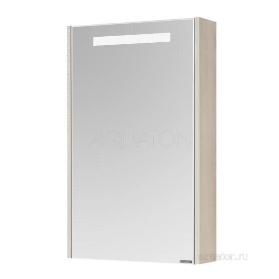 Зеркальный шкаф AQUATON Верди PRO 50 белый, ясень фабрик 1A195802VDAV0