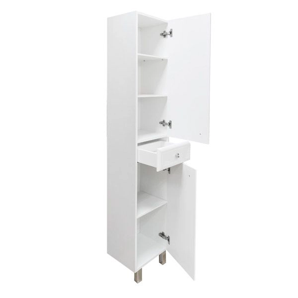 Шкаф-колонна Comforty Сочи-35 белый глянец