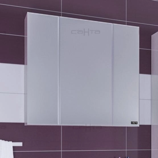 Зеркальный шкаф СаНта Стандарт 90 113017, цвет белый