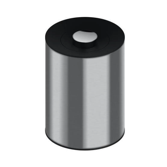 Ведро для мусора Keuco Plan 0498907003, нержавеющая сталь/темно-серый 5л