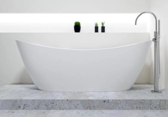 Ванна Aquastone Торре 168x80 литьевой мрамор отдельностоящая