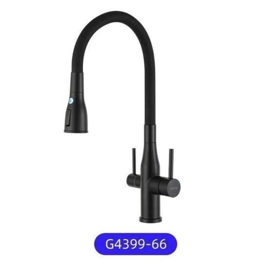Смеситель Gappo G4399-66 для кухни фильтр д/питьевой воды /черный