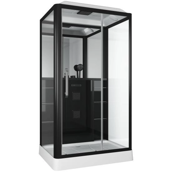 Душевая кабина GROSSMAN GR227L (90x120x225) гидромассажная с радио