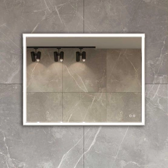 Зеркало Vincea LED VLM-3VN800-2 800х600 c сенсорным выключателем и диммером, антизапотевание