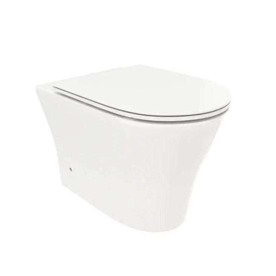 Унитаз Cerutti SPA ADIGE F приставной безободковый CT8907 (500x365x405)