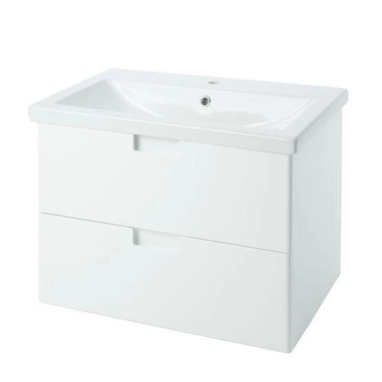 Тумба под раковину BELLEZZA Пегас-100 подвесная с 2 ящ. Белый