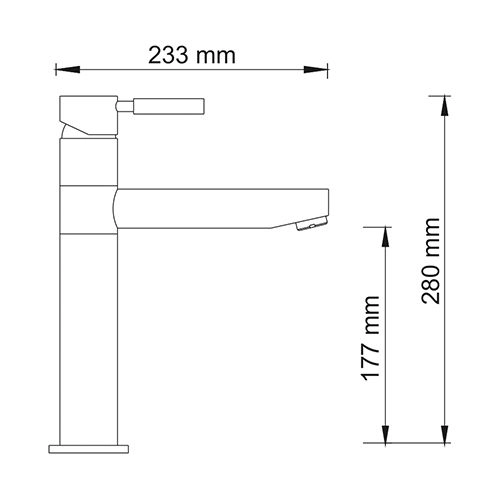Смеситель для кухни WasserKraft Wern 4207 хром