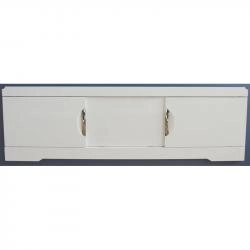 Экран для ванны El fante Глен раздвижной 1500, белый глянец