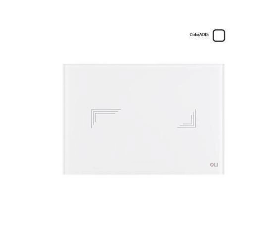 Панель бесконтактная двойная OLI Tribe 879065, hydroboost, белая