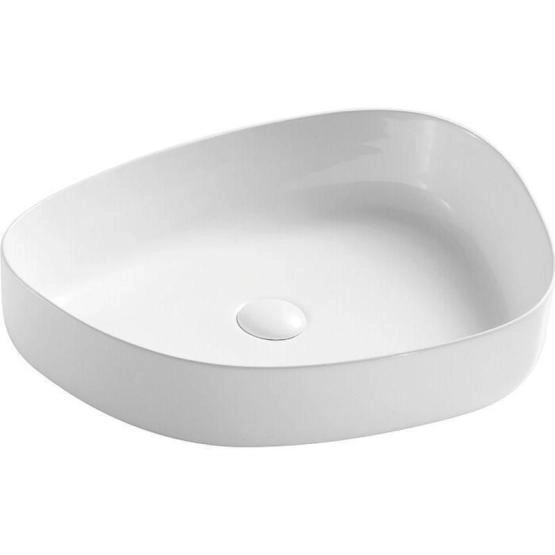 Умывальник чаша накладная ассиметричной формы Element 550x400x140мм