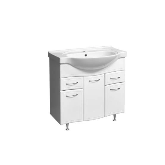 Тумба под умывальник Stella Polar Концепт 90, 2 ящ., Эльбрус 90