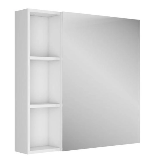 Зеркало-шкаф UNCORIA Арно 80, белое