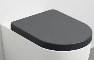 Cielo Smile сиденье для унитаза 455х375х65 мм из термоотверждающей смолы, с плавным опусканием, цвет Lavagna