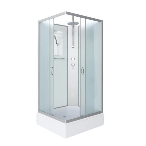 Душевая кабина Niagara NG-33084-14QBKT 1000х800х2100-2400 средний поддон  26см стекло матовое