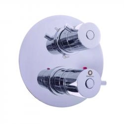 Смеситель Rav Slezak DUNAJ TERMOSTAT DT387 для душа, цвет Хром термостат. на 3 источника