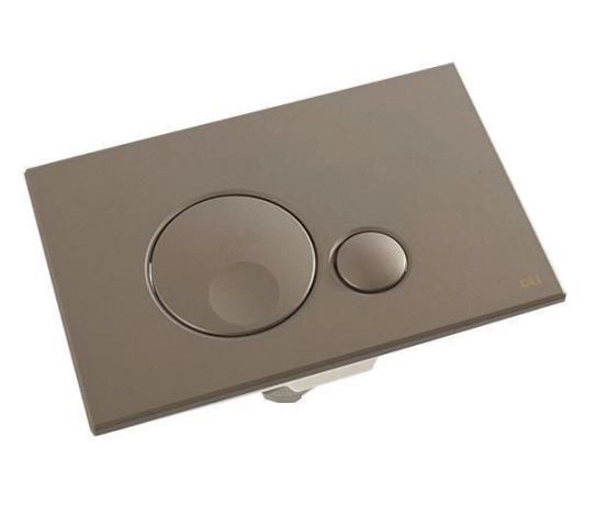 Панель механическая двойная OLI Globe 152953, soft-touch, пластик, серый